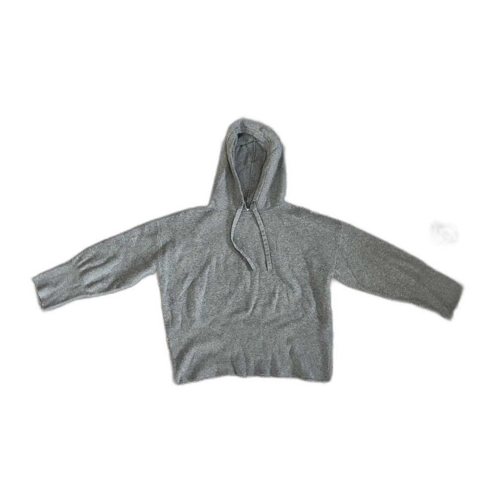 A New Day gray knit long sleeve hoodie sweater L